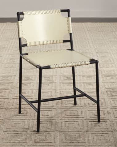 Jamie Young Asher Leather Dining Chair