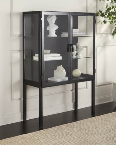Jamie Young Chauncey Curio Bar Cabinet