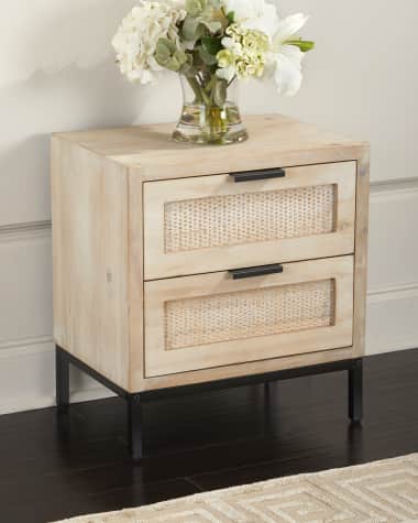 Jamie Young Reed 2-Drawer Side Table