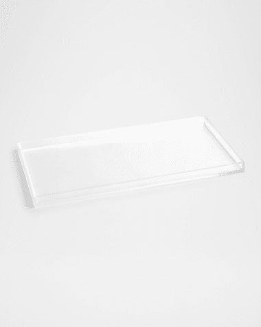 HIDDIN Clear Overflow Feeder Tray, Small