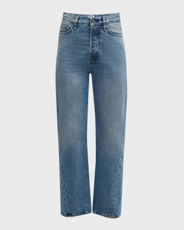 Toteme Twisted Seam Straight-Leg Jeans