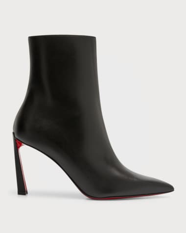 So Kate 100 Black Leather Booties