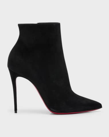 So Kate Booty - 85 mm Low boots - Calf leather - Black - Christian