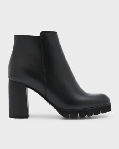 La Canadienne Maya Zip Waterproof Leather Booties