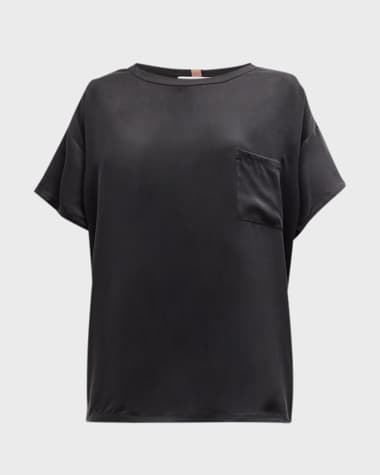 Lunya Washable Silk Tee Pant Set