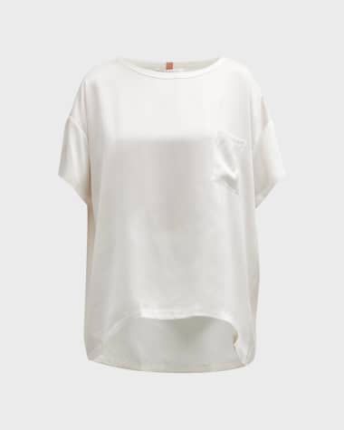 Lunya Washable Silk Tee Set