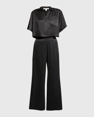 Lunya Washable Silk High-Rise Pant Set