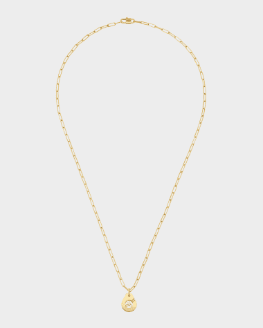 DINH VAN Yellow Gold R10 Menot Diamond Pendant Necklace