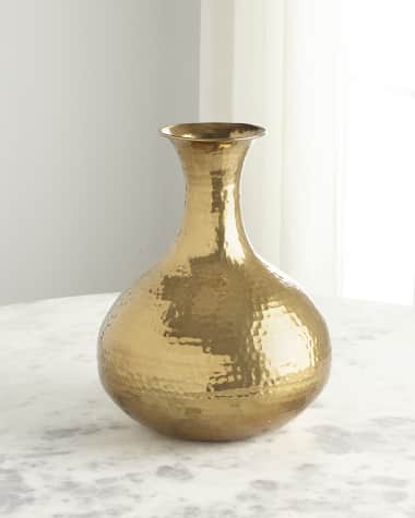 Global Views Small Hammered Vase
