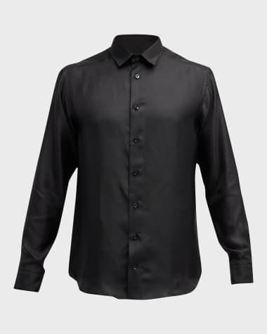 Eton Men's Slim-Fit Silk Dress Shirt