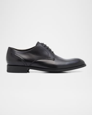 ZEGNA Men's Siena Flex Leather Derby Shoes