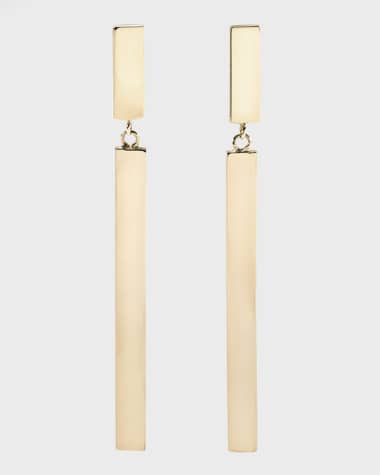 LANA Dangle Linear Bar Earrings, 42mm