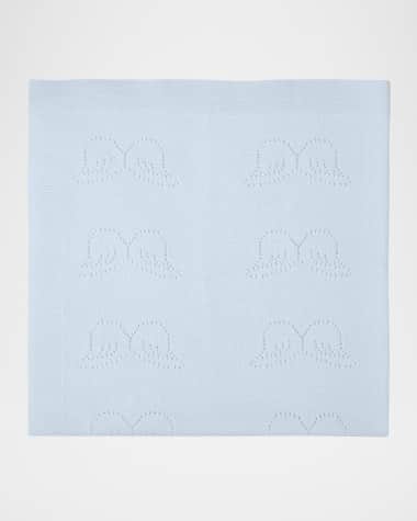 Marie Chantal Kid's Pointelle Angel Wings Cashmere Blanket
