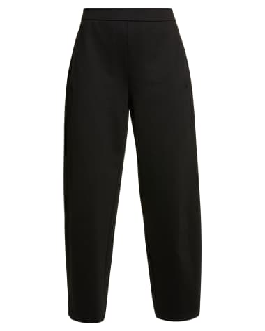 Eileen Fisher Pleated Ponte Lantern Ankle Pants