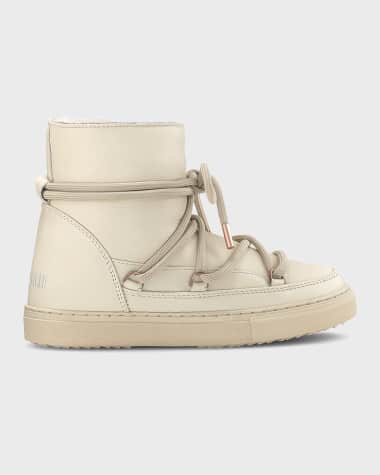 Inuikii Napa Shearling Lace-Up Snow Booties