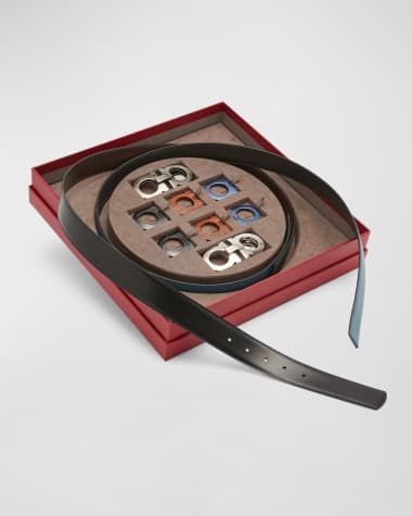 Ferragamo Men's Belt Switch Belt Box Set