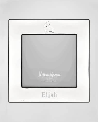 Cunill America Personalized Bunny Sterling Silver Frame