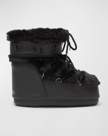 Moon Boot Icon Short Faux Fur Snow Boots