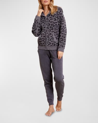 Barefoot Dreams CozyChic Animal-Print Hoodie