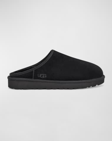 UGG Men's Classic Slip-On Shearling-Lined Suede Slippers