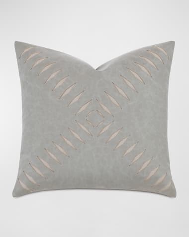 Barclay Butera by Eastern Accents Park City Faux Leather Decorative Pillow