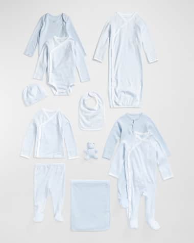 Ralph Lauren Childrenswear Boy's 11-Piece Organic Cotton Gift Set, Size Newborn-9M