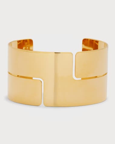 DINH VAN Yellow Gold '70s Cuff Bracelet