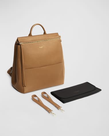 Mina Baie Harper Leather Bundle Diaper Bag