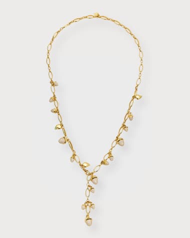 Tamara Comolli 18K Mikado Diamond Pave Acorn Y-Necklace, 56cm