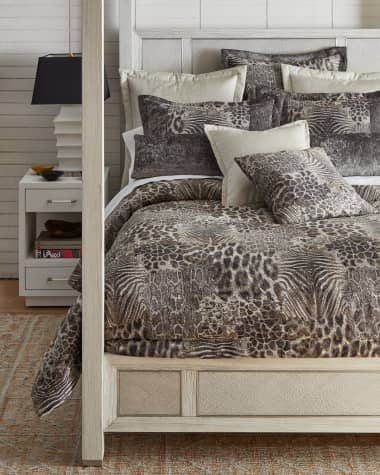 Olivia Quido 3-Piece Wild Jungle King Comforter Set 3-Piece Wild Jungle Queen Comforter Set