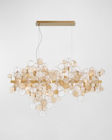 Eurofase Trento 15-Light Chandelier, 56"