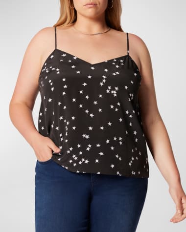 Women s Pattern Tops Plus Size Clothes at Neiman Marcus