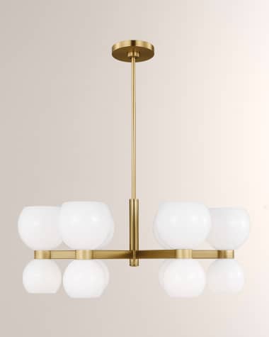 Visual Comfort Signature Piatto Medium Pendant In Hand-Rubbed Antique Brass  With Aged Iron Shade By Thomas O'Brien