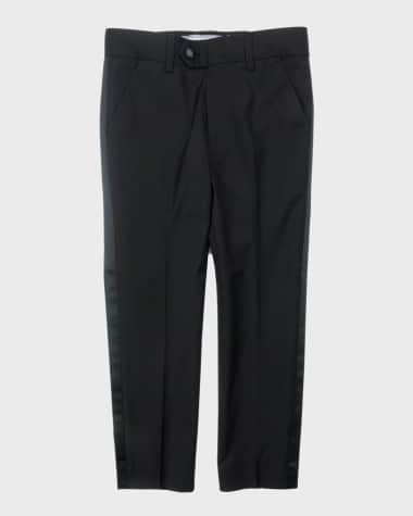 Appaman Boy's Straight-Leg Tuxedo Pants, Size 3-16