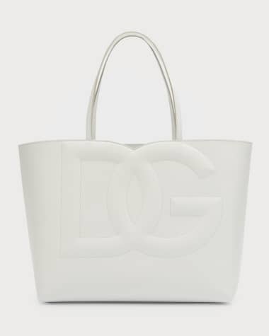 Dolce&Gabbana DG Logo Leather Tote Bag