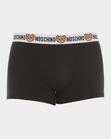 Moschino Men's Bear Logo Boxer Briefs