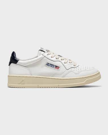 AUTRY Medalist Low-Top Bicolor Leather Sneakers