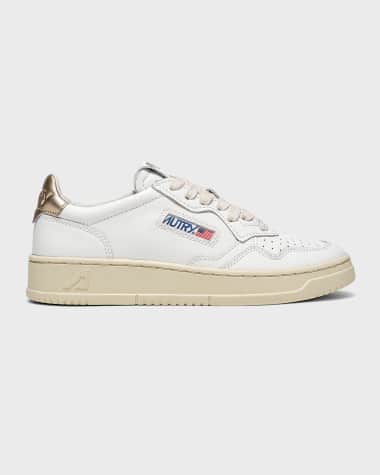 AUTRY Medalist Low-Top Bicolor Leather Sneakers