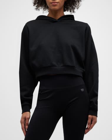 Alo Yoga Cropped Go Time Padded Hoodie