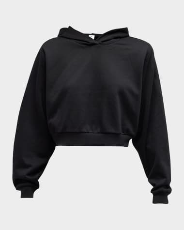 Alo Yoga Cropped Go Time Padded Hoodie