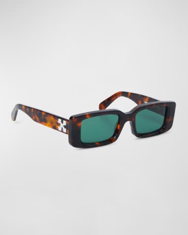 Off-White Portland: Black rectangular sunglasses –  - eyewear  store