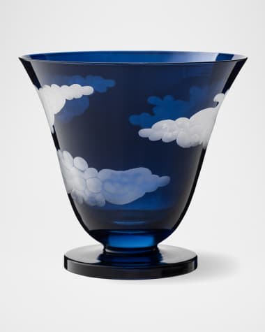Jonathan Hansen Cobalt Stemless Wine Glass