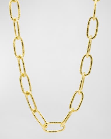 Gurhan 24K Yellow Gold Link Necklace