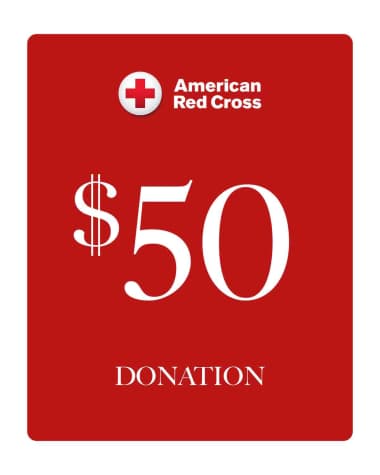 $50 American Red Cross Donation