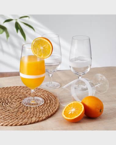 Fitz & Floyd Organic Band Juice Glasses - Set of 4