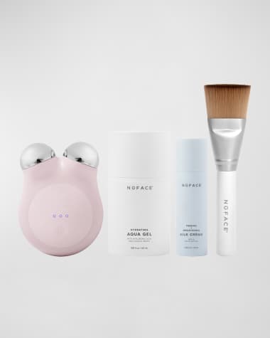 NuFace Mini+ Smart Petite Facial Toning Device Kit