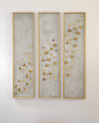 Tommy Mitchell Butterfly Triptych