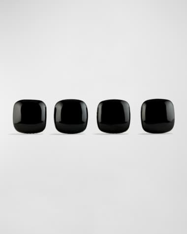 David Yurman Me's Streamline Cushion Onyx Shirt Studs