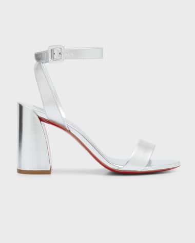 Christian Louboutin Miss Sabina Red Sole Ankle-Strap Sandals