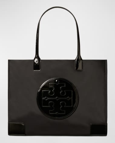 Tory Burch Ella Patent Recycled Nylon Tote Bag